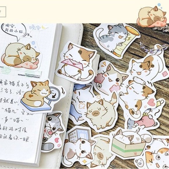 Kawaii Chibi Cat Stickers - Picture 6 of 9